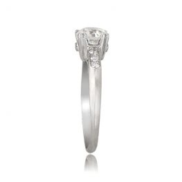 Old Mine Cut Engagement Ring