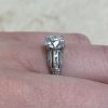 Old European Cut Diamond Platinum Ring 12327 F3