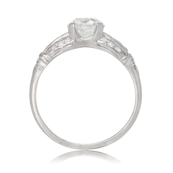 Art Deco GIA Diamond Engagement Ring Rankwell 1930s SV 12327