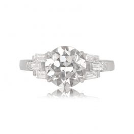 2ct Old European Cut Diamond Ring Everett Ring