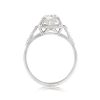 Diamond and White Gold Engagement Ring - Metz Ring
