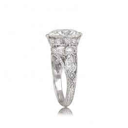 Small Diamond Accented Band Crown Mounting Diamond Ring Hampshire Ring 13628_TSV