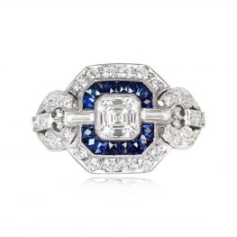 0.50ct Asscher Cut Diamond Engagement Ring - Conestoga Ring 13791 TV