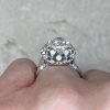 Hand Engraved Shank And Mounting Dome Shaped Buccellati Engagement Ring 13836-F3