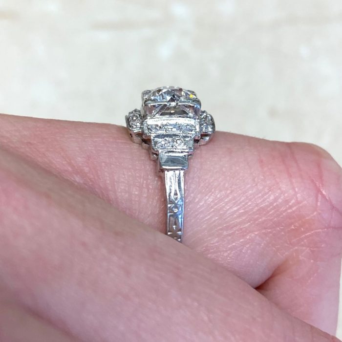 Art Deco Diamond Ring Copenhagen Ring F4