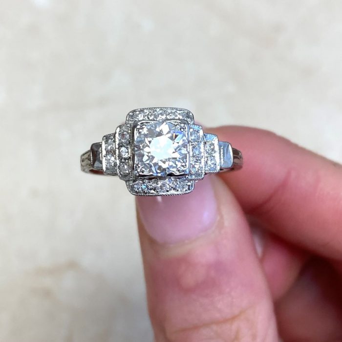 Geometric Art Deco Ring Copenhagen Ring F5