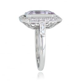 Kunzite and Diamond