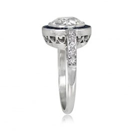 Single Cut Diamond Shoulder Accented Engagement Ring 13996-TSV-1000PX