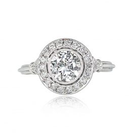 0.79ct Old European Cut Diamond Ring - Cambria Ring 14060 TV