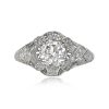 1.48ct Old European Cut Diamond Ring - Dartmouth Ring 14139 TV
