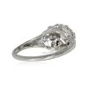 Hand Engraved Mounting Diamond Engagement Ring Art Deco Era 14146-BK-1000PX