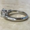 Platinum Hand Crafted Mounting Prong Set Tiffany & Co. Engagement Ring 14185 F7