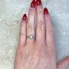 Edwardian Era Antique Diamond Engagement Ring 14217 F1