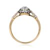 Edwardian Old Mine Diamond Engagement Ring - Jersey Ring 14217 SV