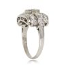 French Retro Transitional Cut Diamond Ring - Mill Ring 14280 TSV