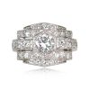 0.70ct Transitional Cut Diamond Engagement Ring - Mill Ring 14280 TV