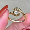 Back View Edwardian Diamond Ring Mirage Ring 14336 F6