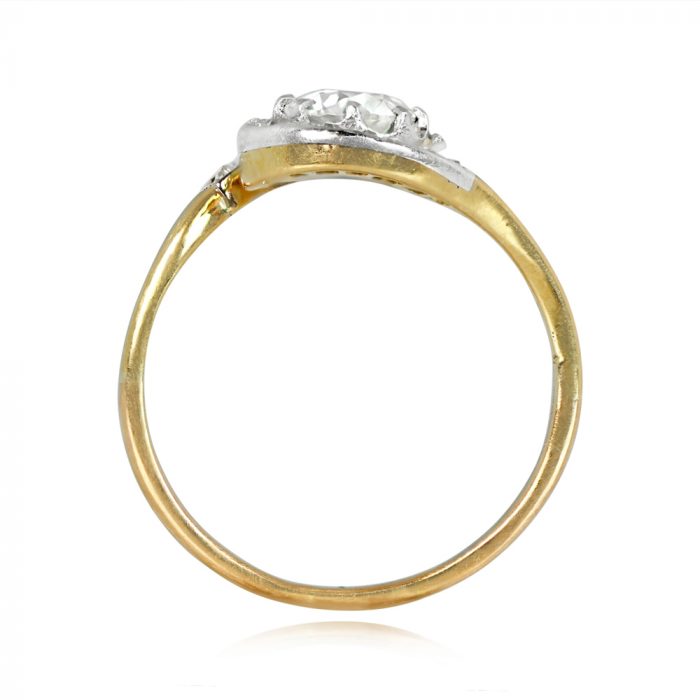 Edwardian Diamond Ring Mirage Ring 14336 Side View
