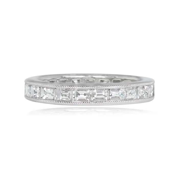 Baguette Cut Diamond Eternity Wedding Band - Sumner Band 14344 TV