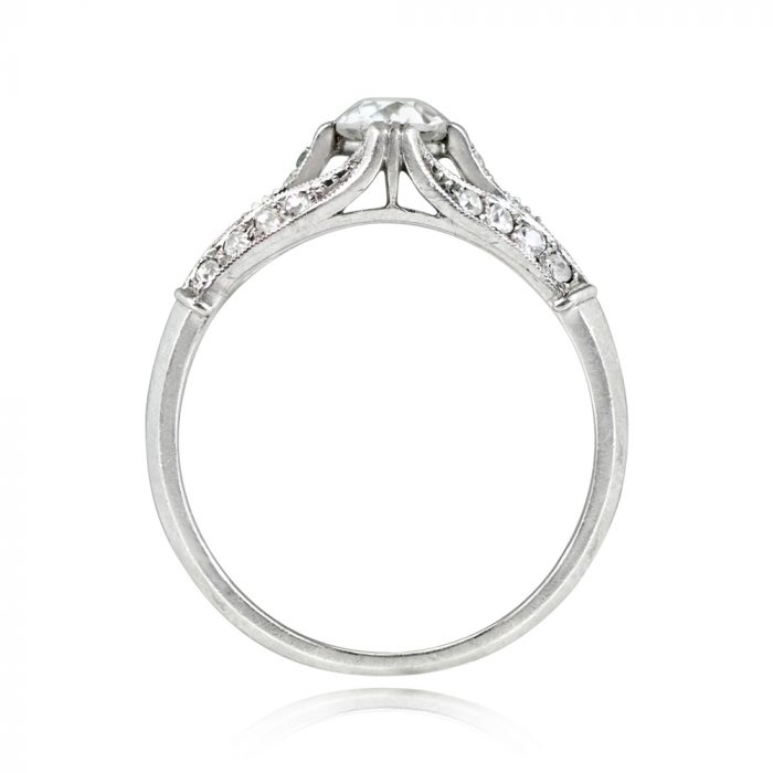 Antique Art Deco Ring Girona Ring Side View