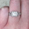 0.50ct Old European Cut Diamond Engagement Ring 14376-F2