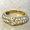 0.50ct Oval Diamond 18k Yellow Gold Mounting Cartier Stamped Engagement Ring 14398-F7