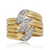 Cartier 18k Yellow Gold Triple Ring - 14439 TV