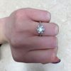 0.28ct Old European Cut Diamond Ring Madrid F7