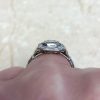 Asscher-Cut Diamond Halo Ring New York Ring F4