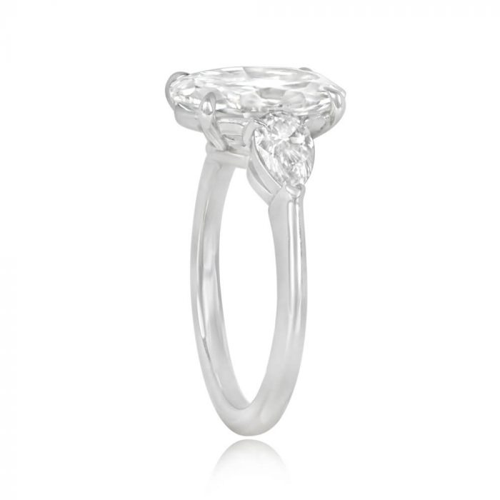 Oval and Pear Cut Diamond Ring - Shelburn Ring SPK103 TSV