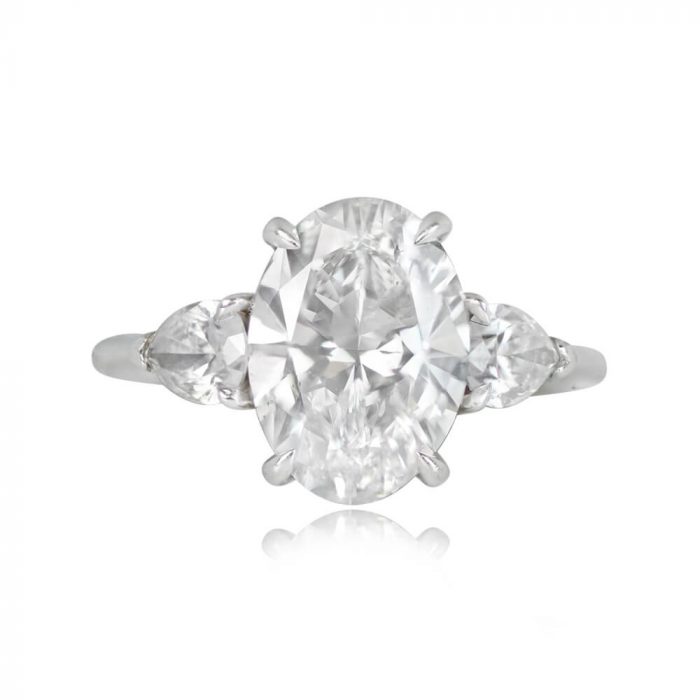 GIA Certified Oval Cut Diamond Ring - Shelburn Ring SPK103 TV
