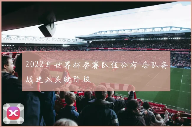 2022年世界杯参赛队伍公布 各队备战进入关键阶段